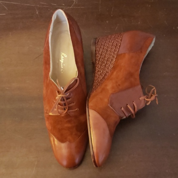 Raspini Firenze Shoes - Raspini Firenze Leather and Suede Oxford